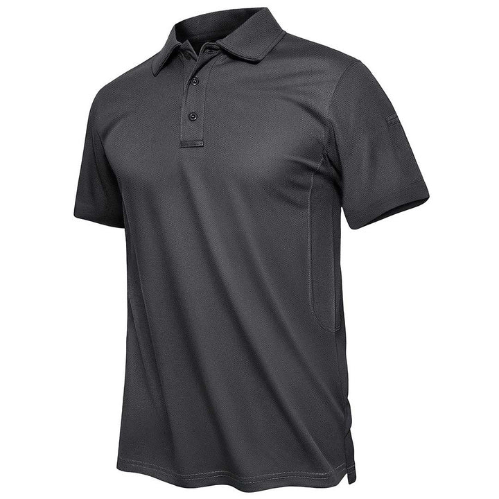 Men's Outdoor Sports Performance Polo Shirts - Men's Hiking Clothing