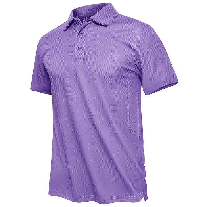 Men's Outdoor Sports Performance Polo Shirts - Men's Hiking Clothing