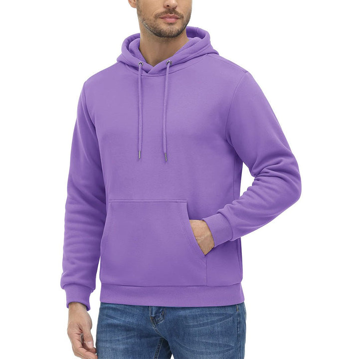 Men's Pullover Fleece Hoodie Cotton Casual Lightweight Sweatshirt - Fall Winter 2022