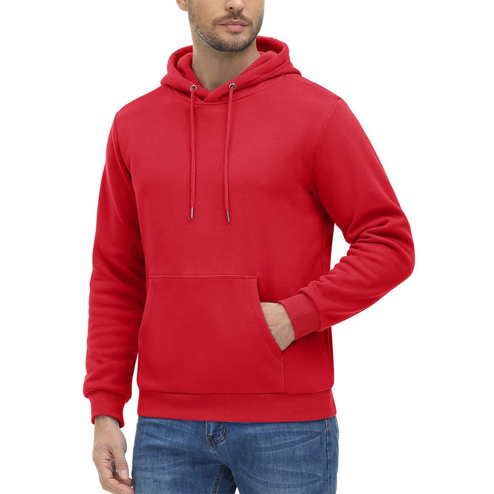 Men's Pullover Fleece Hoodie Cotton Casual Lightweight Sweatshirt - Fall Winter 2022