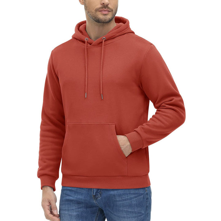 Men's Pullover Fleece Hoodie Cotton Casual Lightweight Sweatshirt - Fall Winter 2022