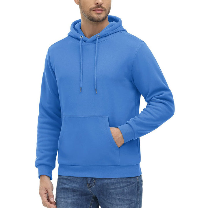 Men's Pullover Fleece Hoodie Cotton Casual Lightweight Sweatshirt - Fall Winter 2022