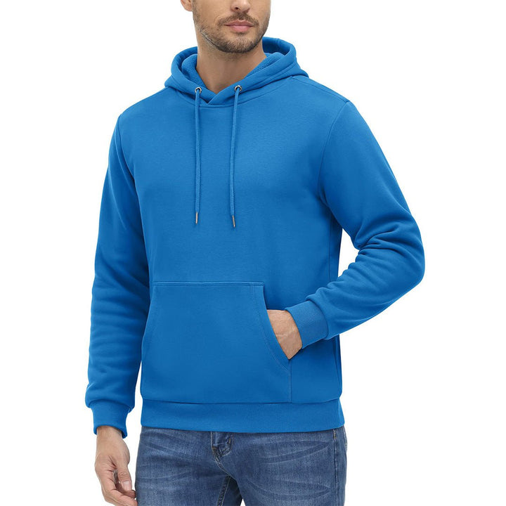 Men's Pullover Fleece Hoodie Cotton Casual Lightweight Sweatshirt - Fall Winter 2022