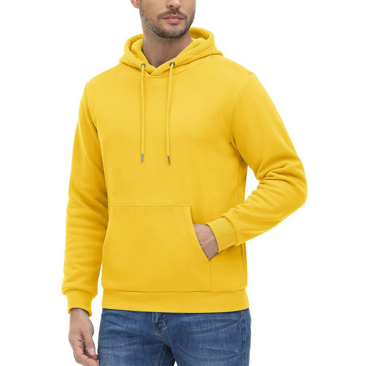 Men's Pullover Fleece Hoodie Cotton Casual Lightweight Sweatshirt - Fall Winter 2022