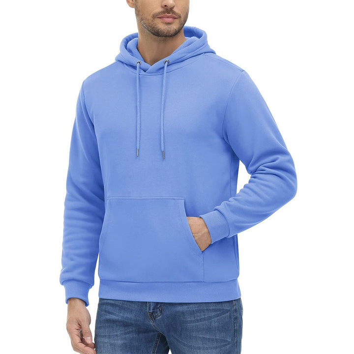 Men's Pullover Fleece Hoodie Cotton Casual Lightweight Sweatshirt - Fall Winter 2022