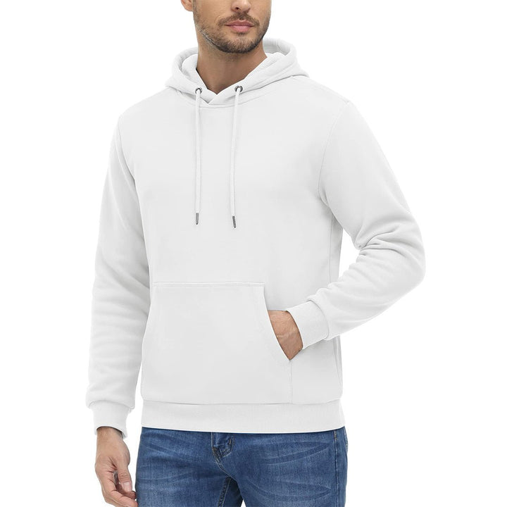 Men's Pullover Fleece Hoodie Cotton Casual Lightweight Sweatshirt - Fall Winter 2022