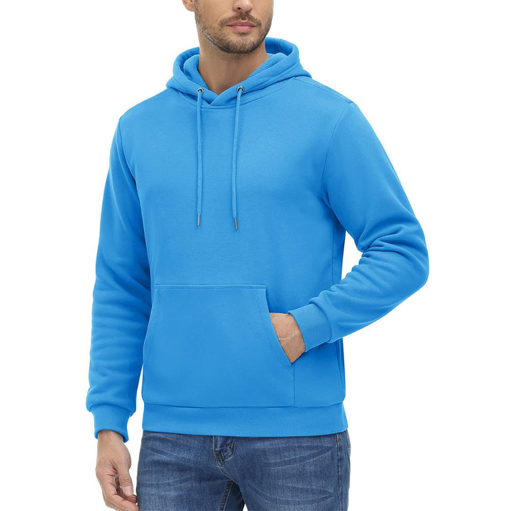 Men's Pullover Fleece Hoodie Cotton Casual Lightweight Sweatshirt - Fall Winter 2022