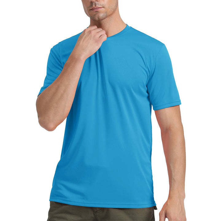 Men's Quick-Dry Sun Protection Rash Guard T-Shirts - Men's Sun Protective Shirts