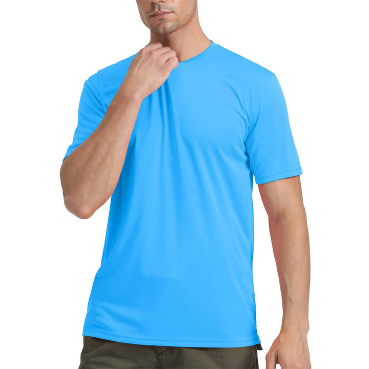 Men's Quick-Dry Sun Protection Rash Guard T-Shirts - Men's Sun Protective Shirts