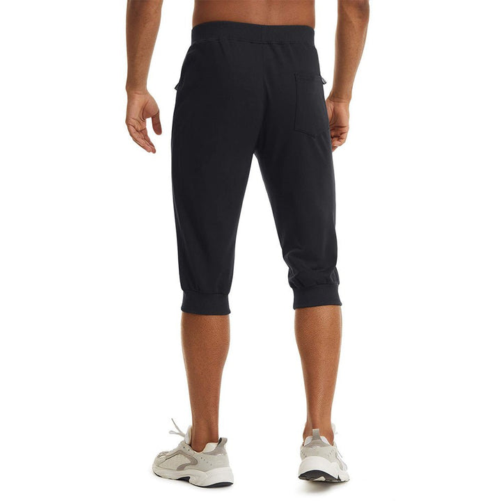 Men's Running Shorts Drawstring Capri Pants - Men's Capri Pants