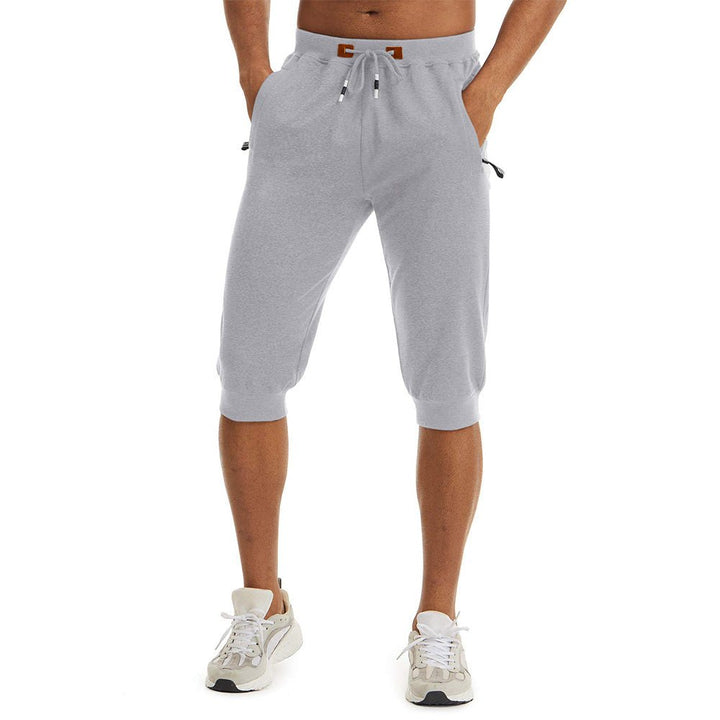 Men's Running Shorts Drawstring Capri Pants - Men's Capri Pants