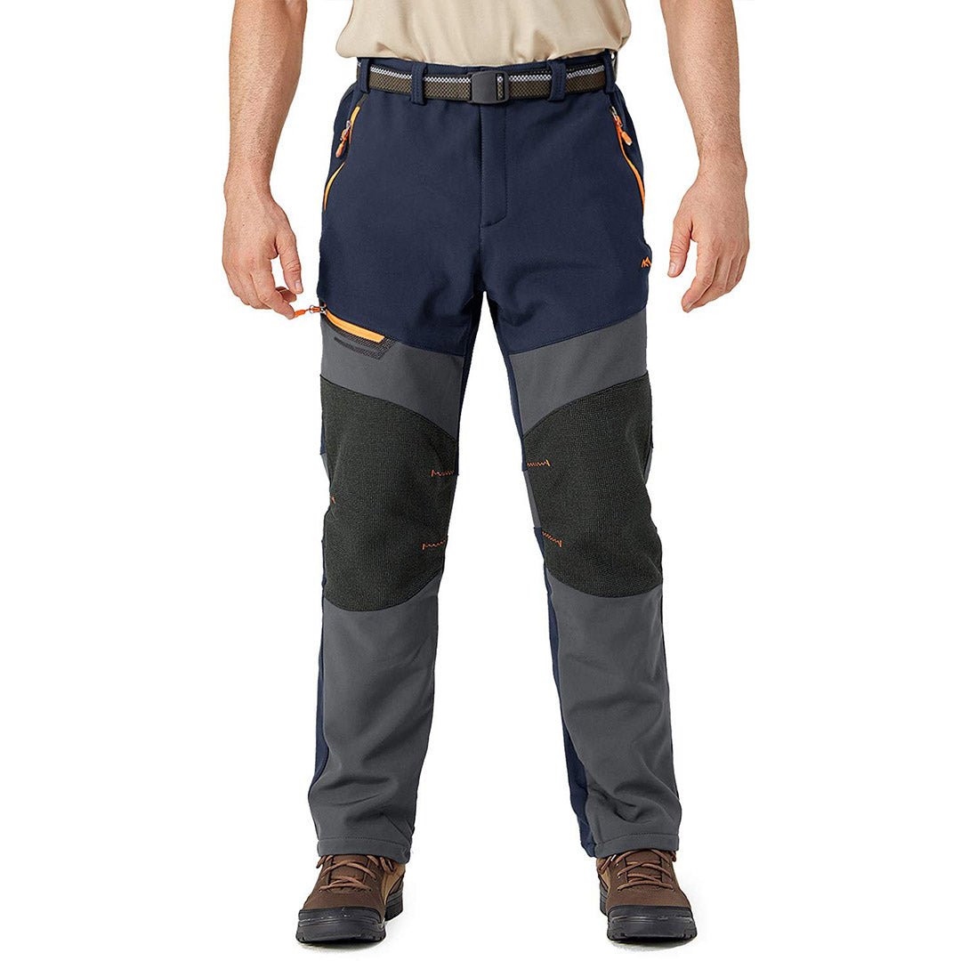 Mens fleece lined waterproof on sale pants