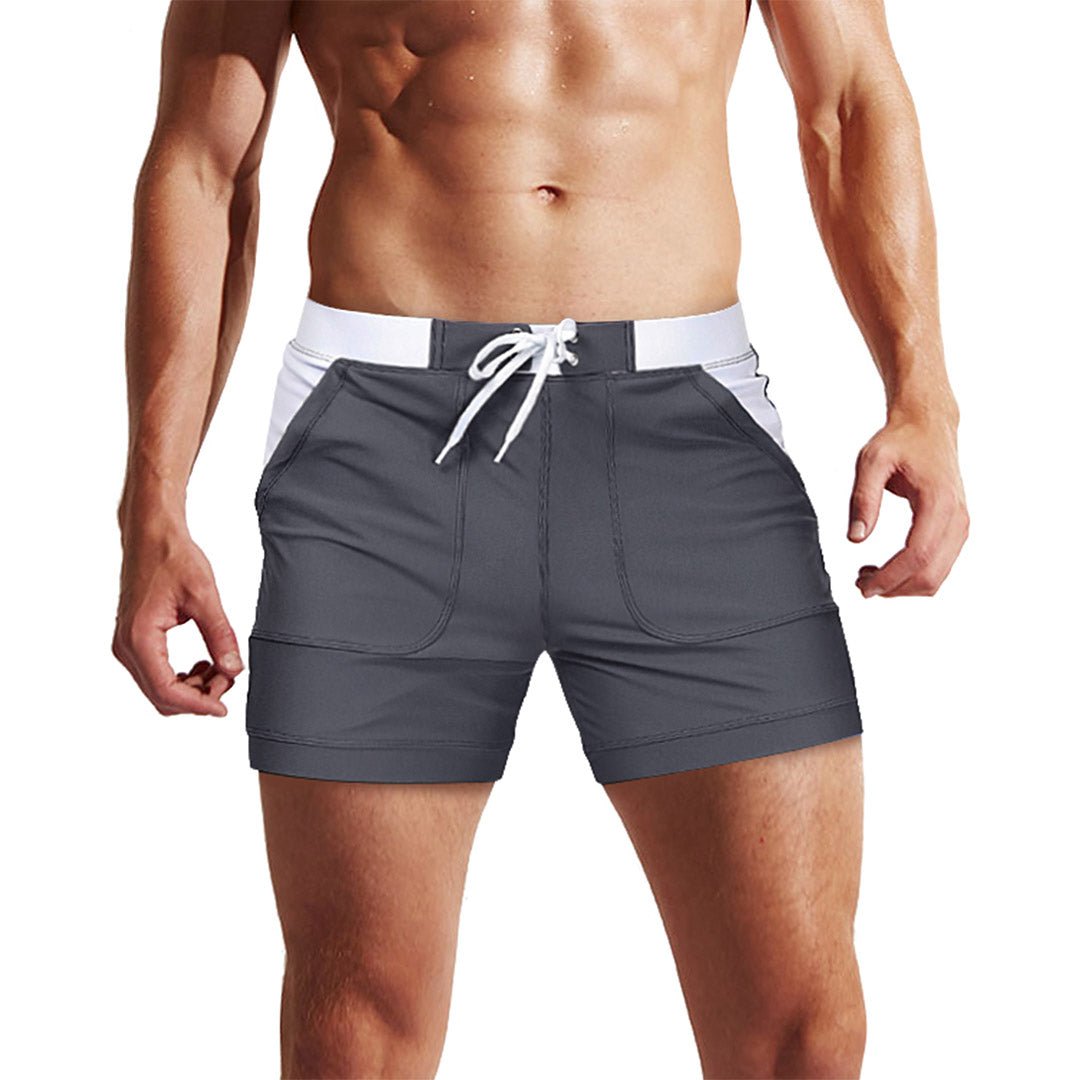 Mens swim trunks hot sale with mesh liner