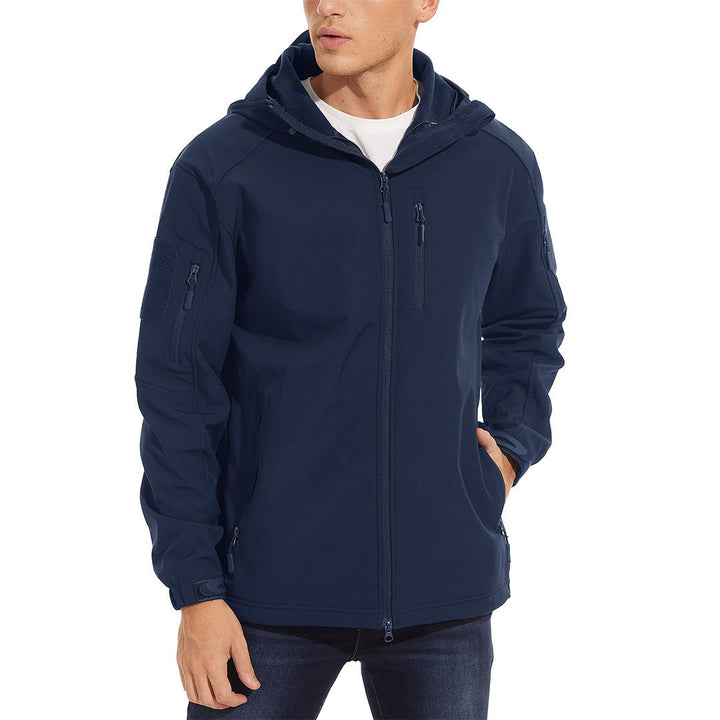 Men's Tactical Jacket with Hood Softshell Coat - Fall Winter 2022