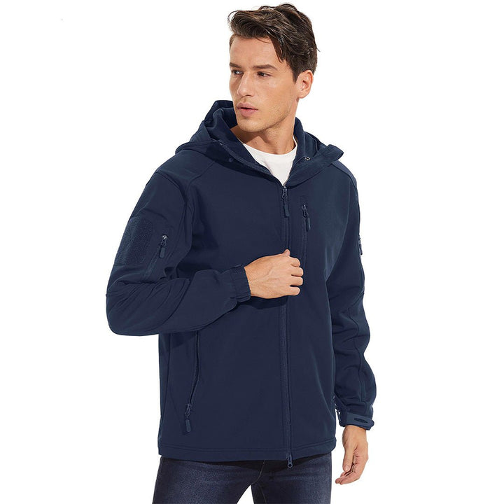 Men's Tactical Jacket with Hood Softshell Coat - Fall Winter 2022