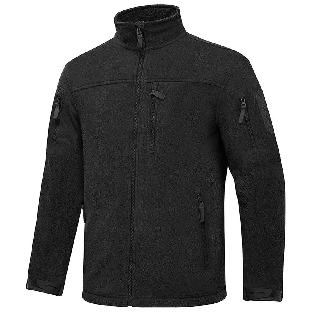 Men's Tactical Jackets Full Zip Coat with Pockets - TACVASEN