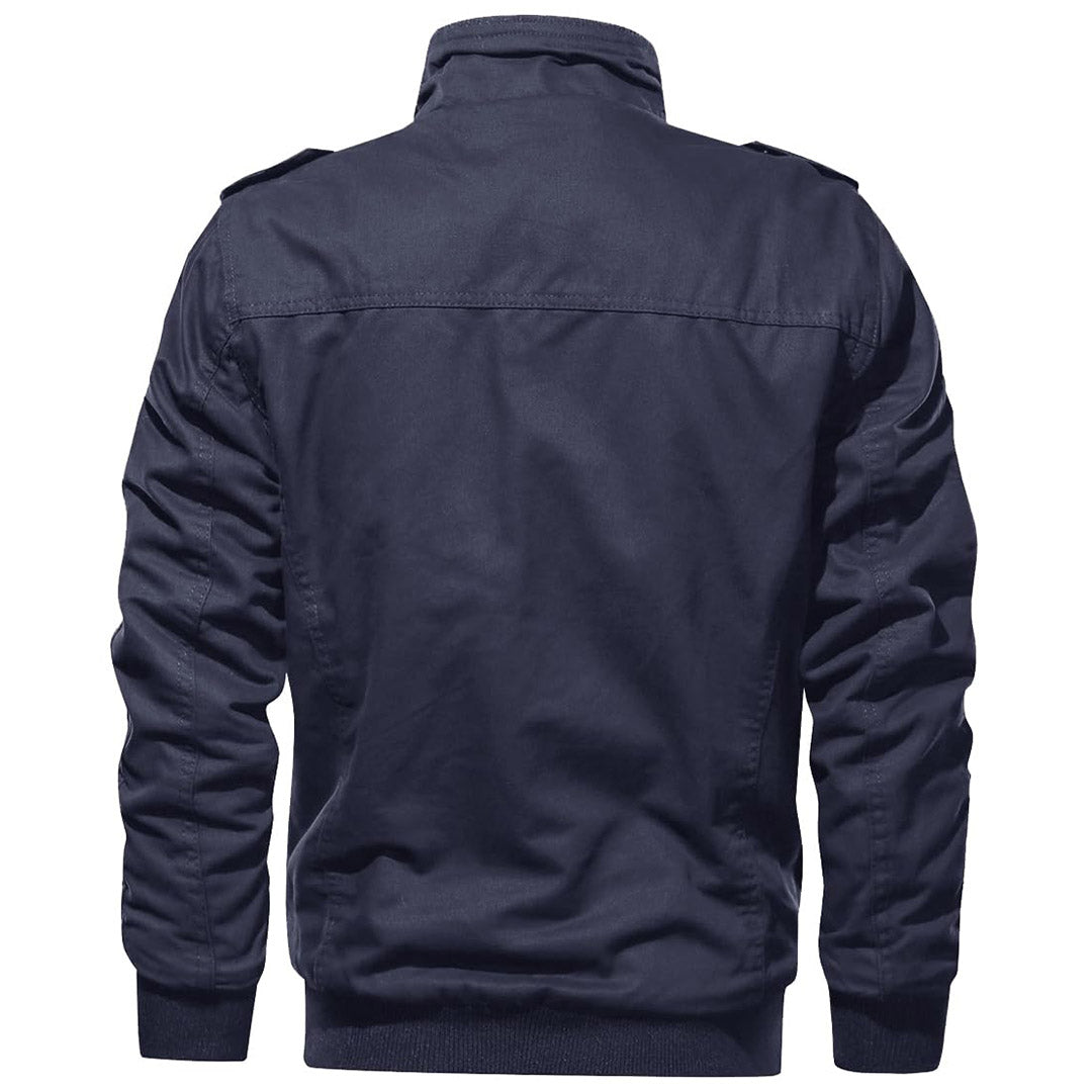 Blue military clearance jacket mens