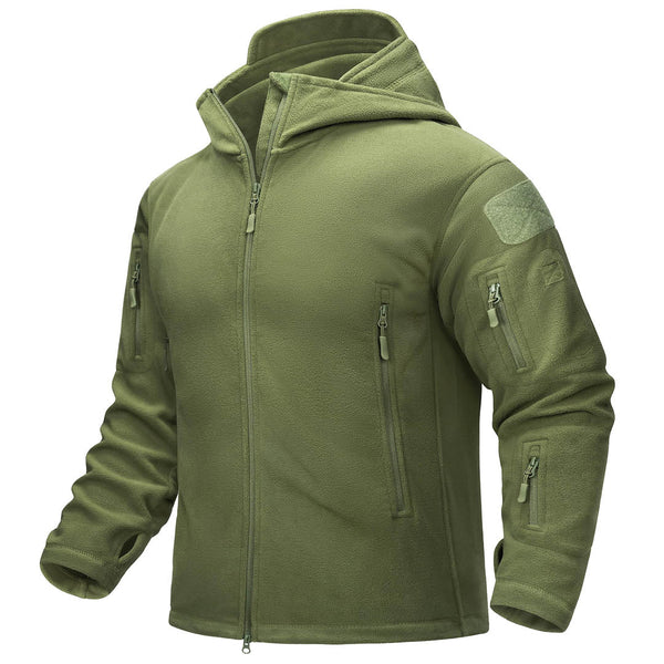 TACVASEN Men's Tactical Jackets Water Resistant Softshell Jacket Fleece  Lined Hiking Training Coat