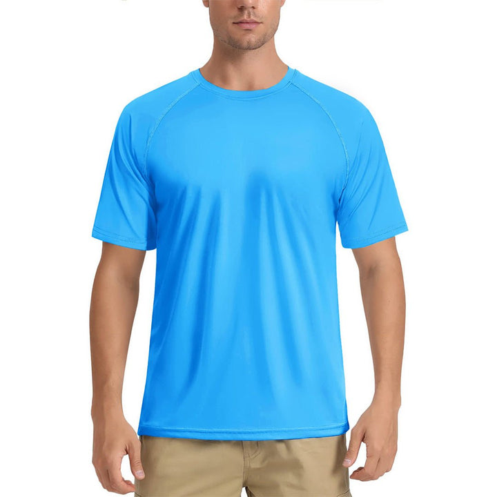 Men's UPF 50+ Breathable Quick-Dry Outdoor Swim T-Shirt - Men's T-shirts