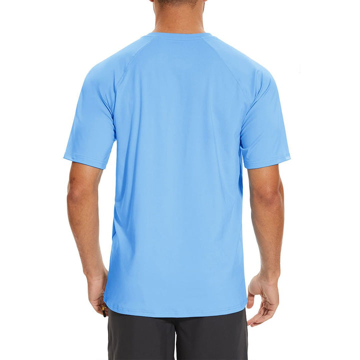 Men's UPF 50+ Breathable Quick-Dry Outdoor Swim T-Shirt - Men's T-shirts