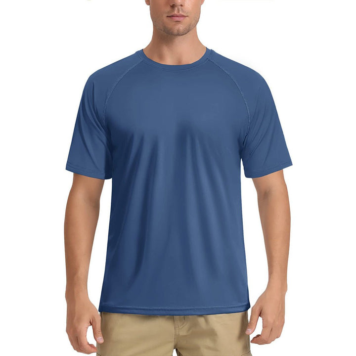 Men's UPF 50+ Breathable Quick-Dry Outdoor Swim T-Shirt - Men's T-shirts