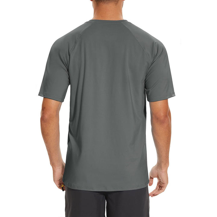 Men's UPF 50+ Breathable Quick-Dry Outdoor Swim T-Shirt - Men's T-shirts