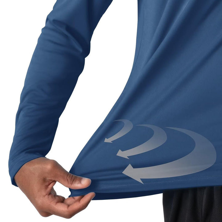 Men's UPF 50+ UV Protection Quick Dry Long Sleeve Shirt - Men's Running Shirts