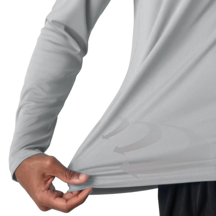 Men's UPF 50+ UV Protection Quick Dry Long Sleeve Shirt - Men's Running Shirts