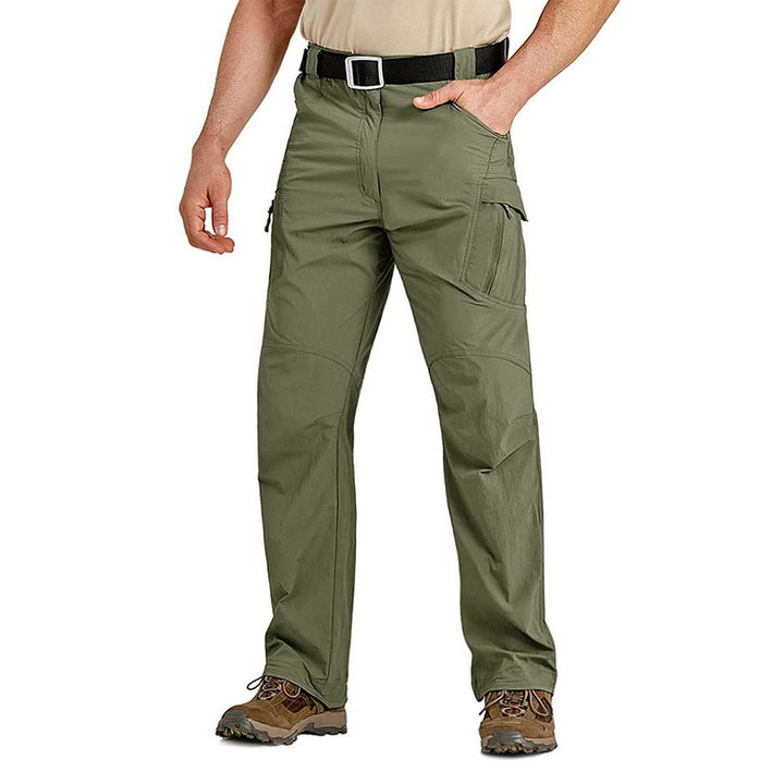 Men's Water Repellent Cargo Military Pants with 8 Pockets - Men's Tactical