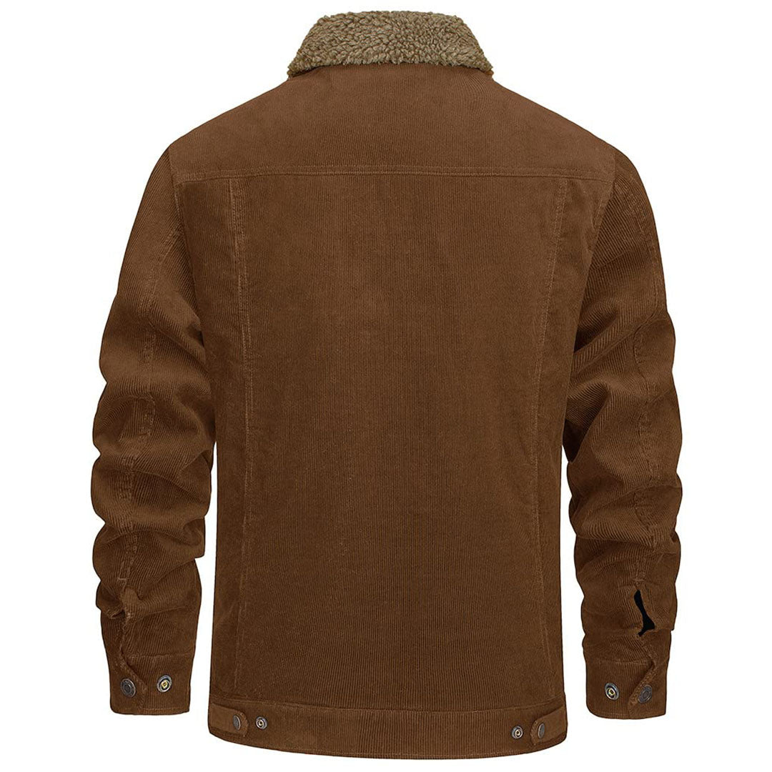 Men's Winter Corduroy Cotton Jacket - TACVASEN