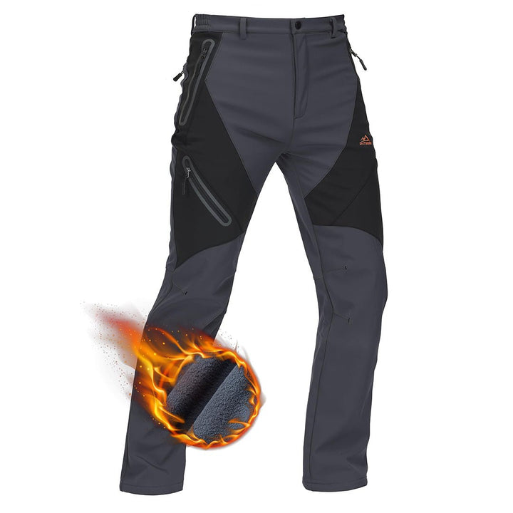 Men's Winter Fleece Lining Sports Cargo Pants - Men's Cargo Pants