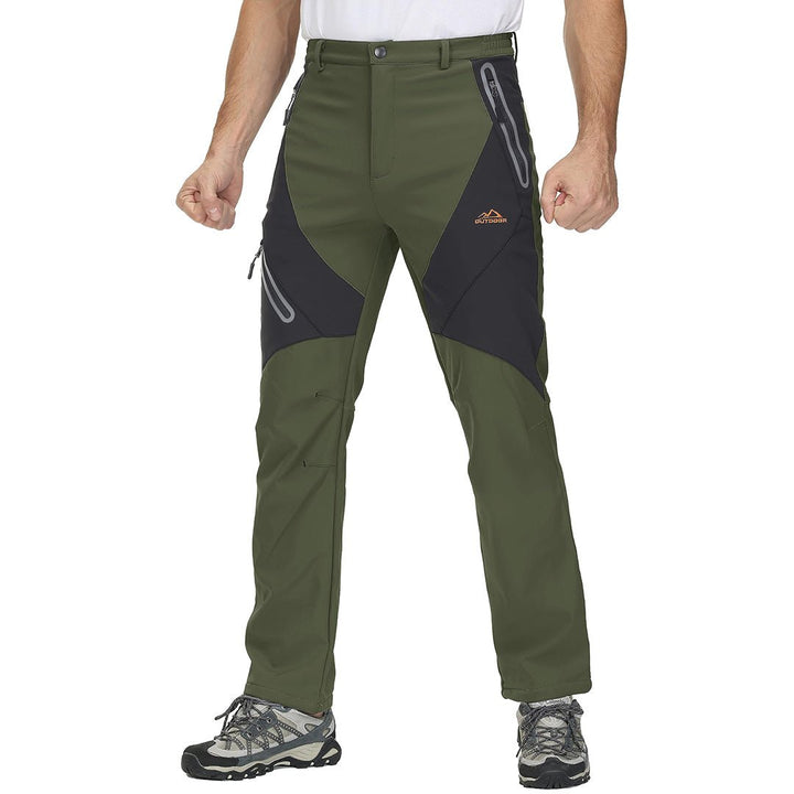 Men's Winter Fleece Lining Sports Cargo Pants - Men's Cargo Pants