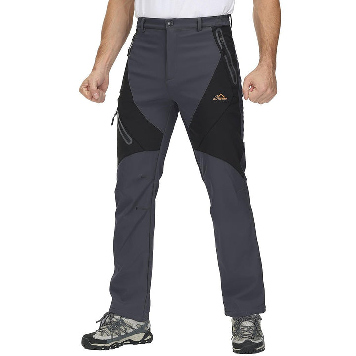 Men's Winter Fleece Lining Sports Cargo Pants - Men's Cargo Pants