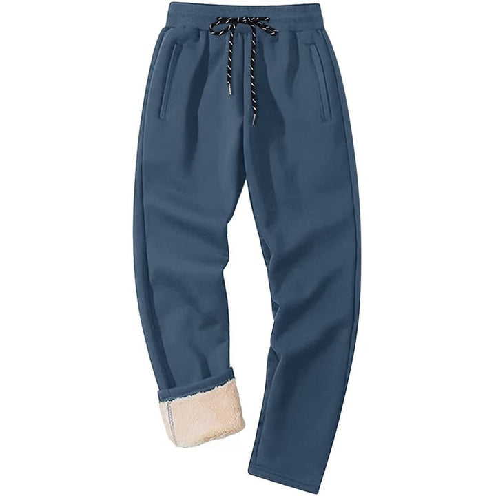 Men's Fleece Sweatpants Sherpa Lined Sweatpants Winter Warm Pants With  Pocket *
