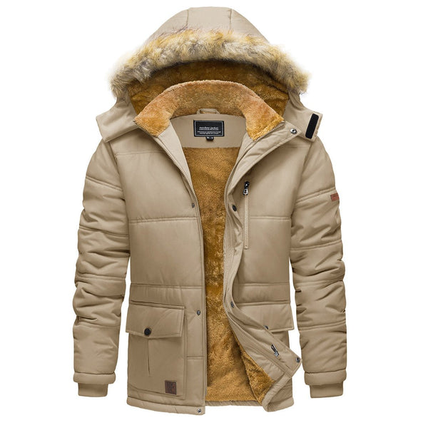 Men's Winter Jacket with Hood Snow Ski Coat - Fall Winter 2022