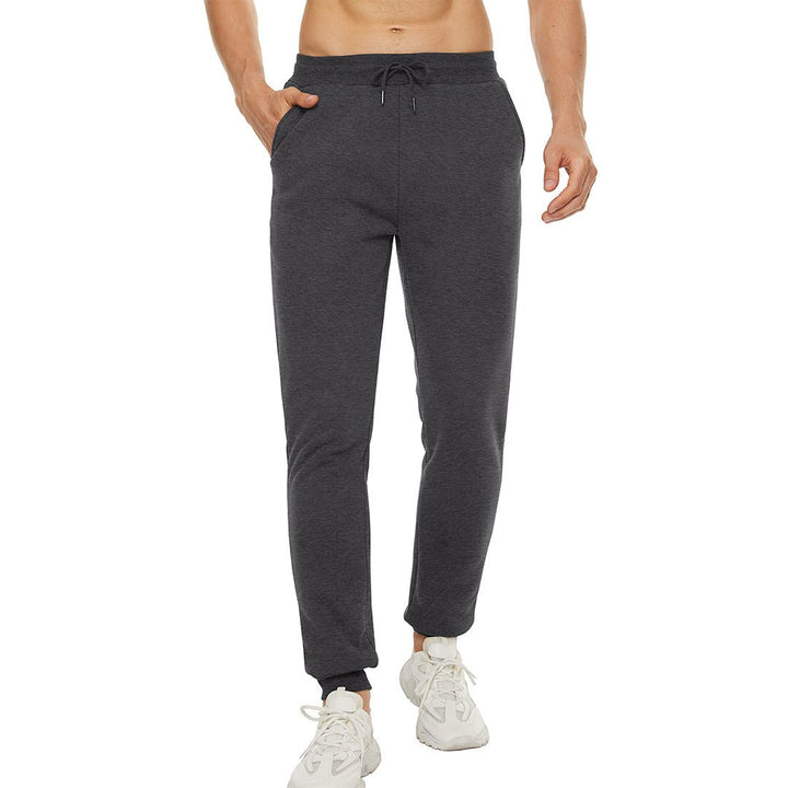 Men's winter long fleece lined jogging with pockets sweatpants - Fall Winter 2022