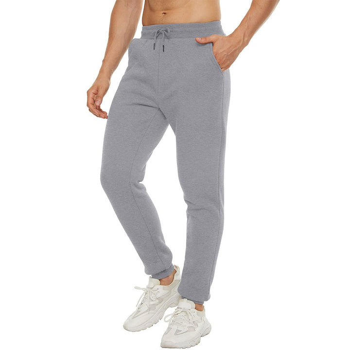 Men's winter long fleece lined jogging with pockets sweatpants - Fall Winter 2022