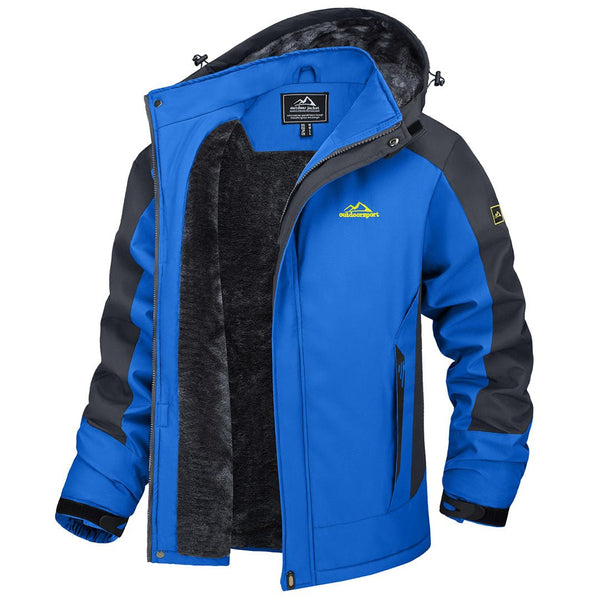 Men's Winter Ski Jacket Waterproof Coats Warm Fleece Raincoats - Fall Winter 2022