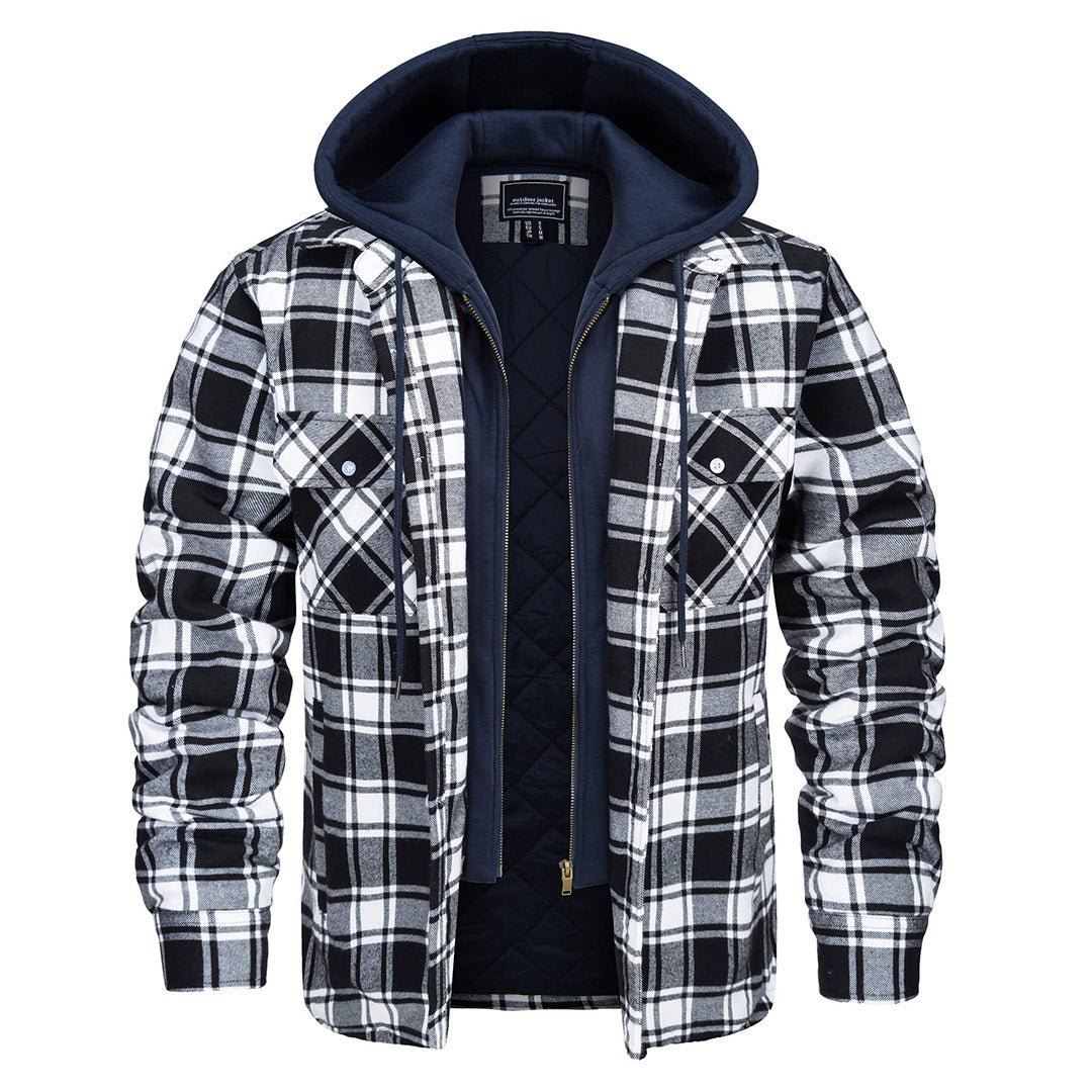 Thick best sale hooded flannel