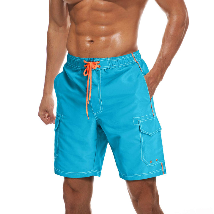 Men's Summer Quick-Dry Swim Bathing Trunks Beach Shorts - TACVASEN