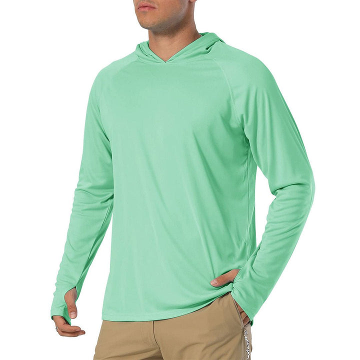 Sun Protective Athletic Rash Guard Shirts - Men's Running Shirts