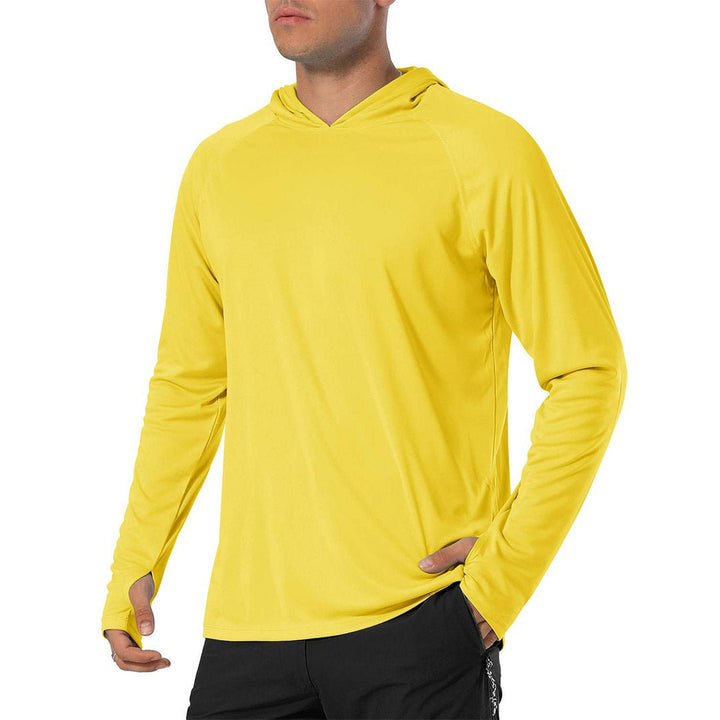 Sun Protective Athletic Rash Guard Shirts - Men's Running Shirts