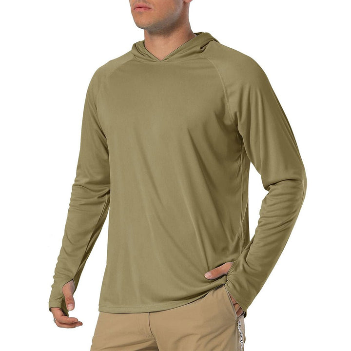 Sun Protective Athletic Rash Guard Shirts - Men's Running Shirts