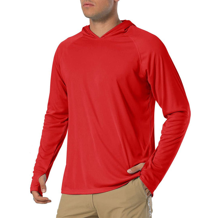 Sun Protective Athletic Rash Guard Shirts - Men's Running Shirts
