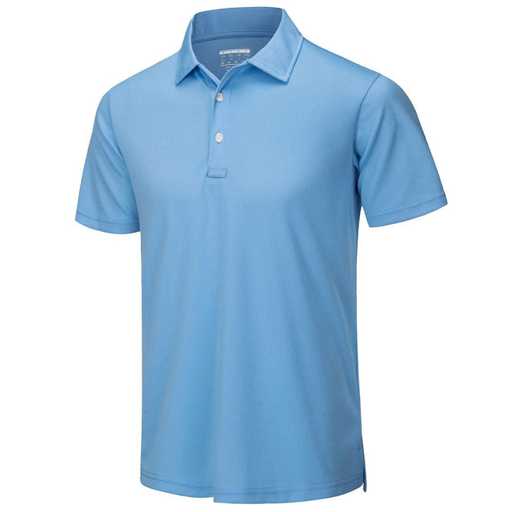 TACVASEN Men's Golf Tennis Quick Dry 3 Buttons Polo Shirt - Men's Polo Shirts