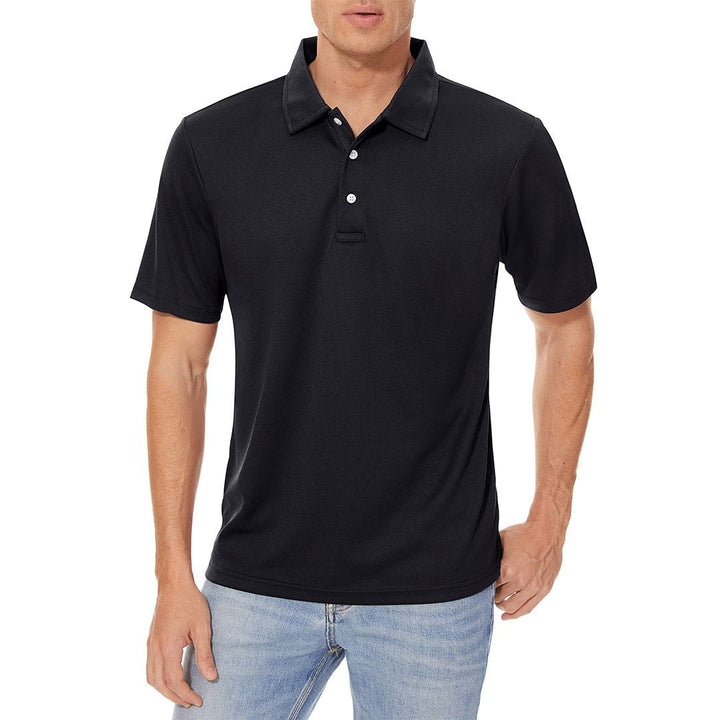 TACVASEN Men's Golf Tennis Quick Dry 3 Buttons Polo Shirt - Men's Polo Shirts