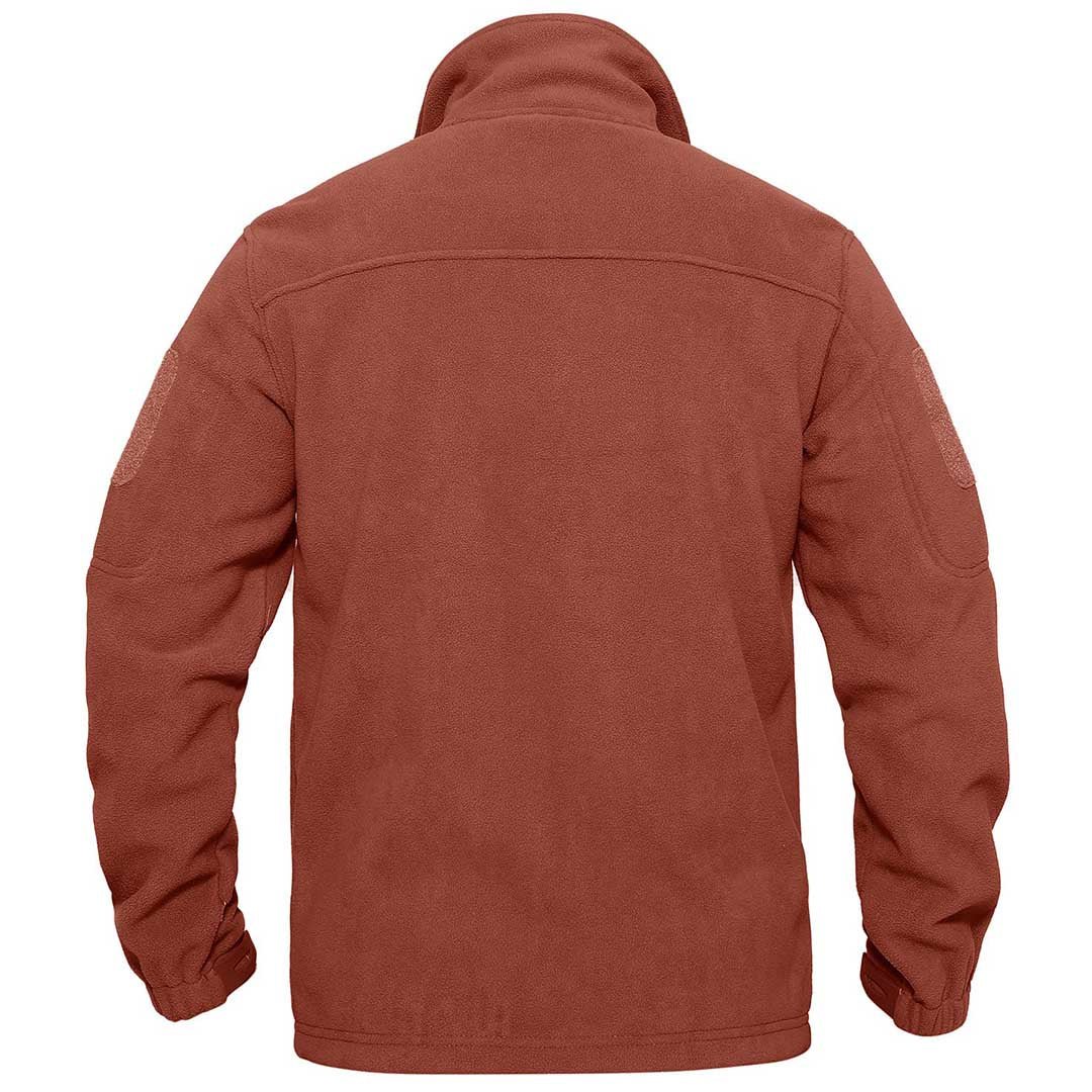 Men's Tactical Jackets Full Zip Coat with Pockets - TACVASEN