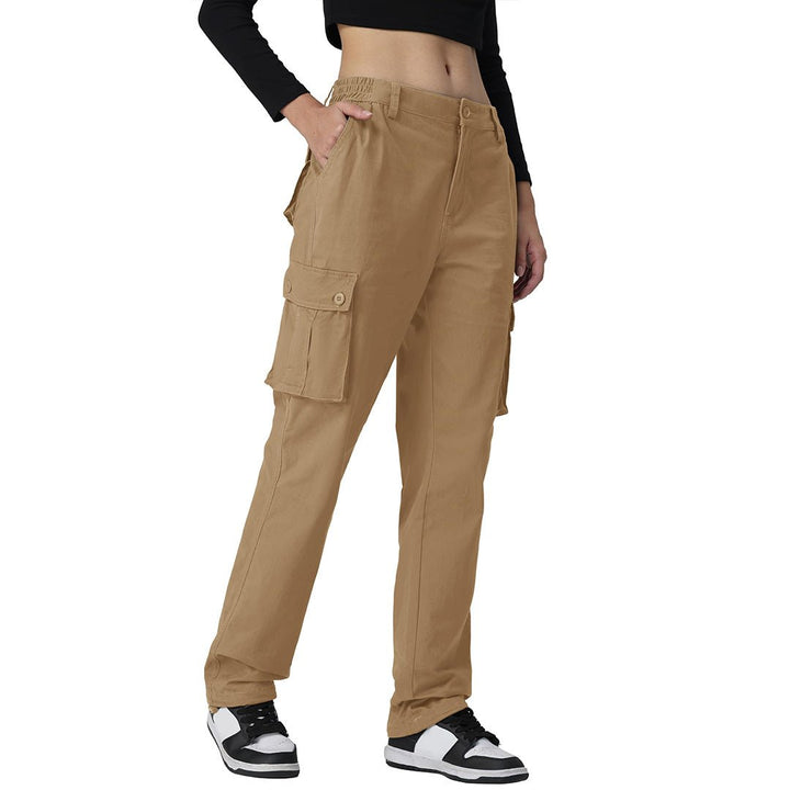 Women's 6 Multiple Pockets Cargo Pants - Women's Pants