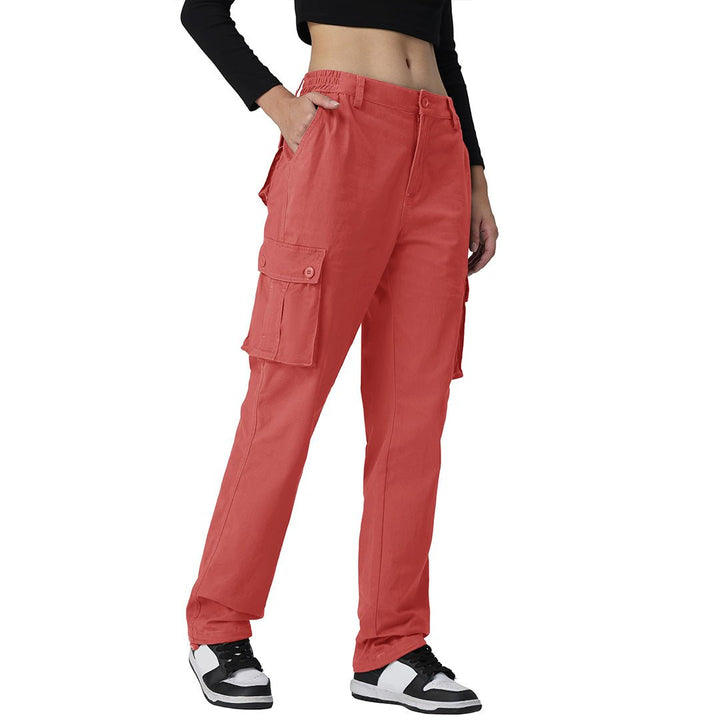 Women's 6 Multiple Pockets Cargo Pants - Women's Pants