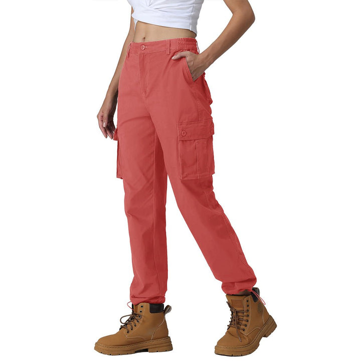 Women's 6 Multiple Pockets Cargo Pants - Women's Pants